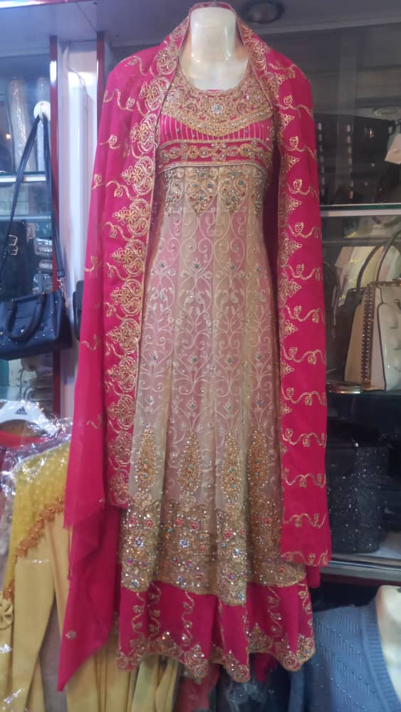 Beautiful pink Indian style dress